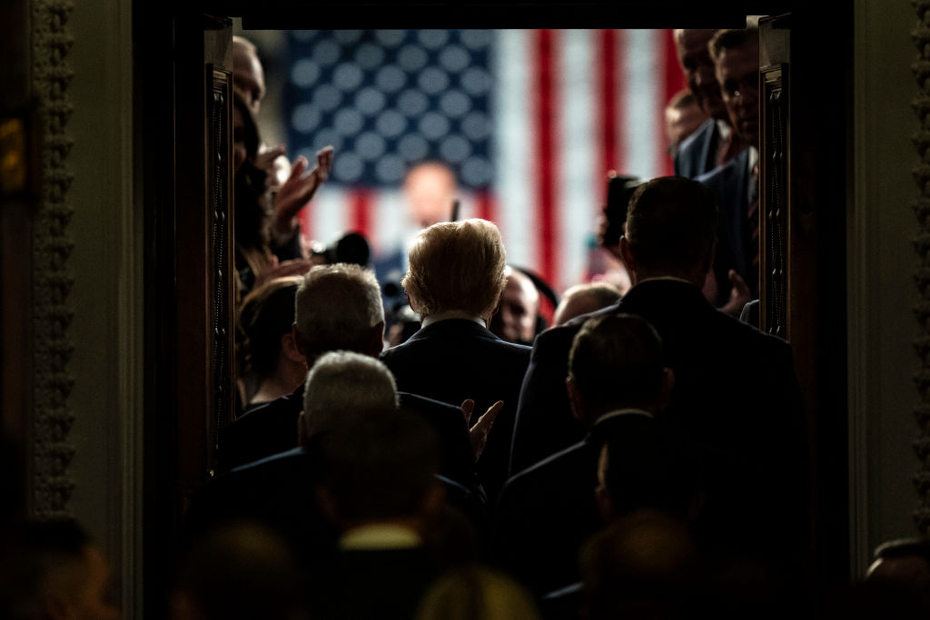 Trump ph&aacute;t biểu tại phi&ecirc;n họp chung của Quốc hội