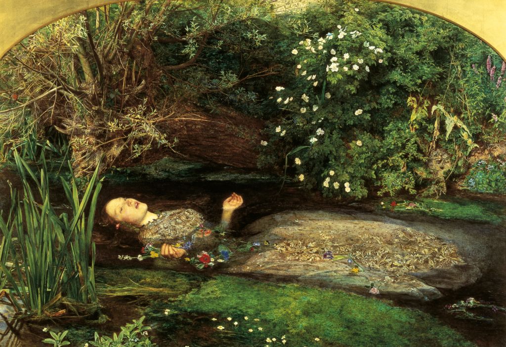 Ophelia, by John Everett Millais (1829-1896). (Photo by DeAgostini/Getty Images)