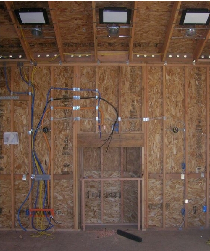 home network before sheetrock