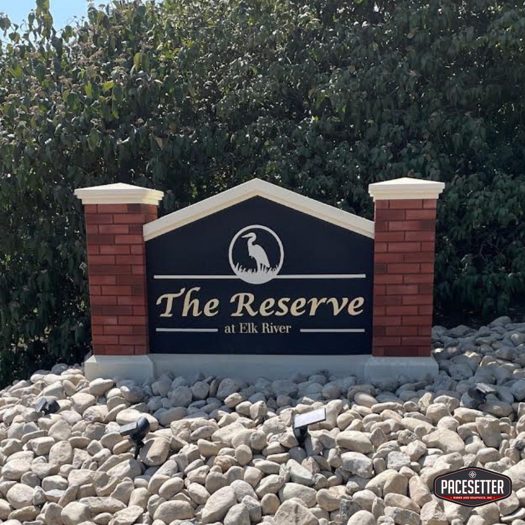 A well designed monument sign adds structure and credibility to a property