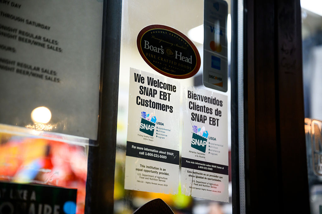 Food Bank Distribution As Trump Says US Won't Provide SNAP Funding During Shutdown