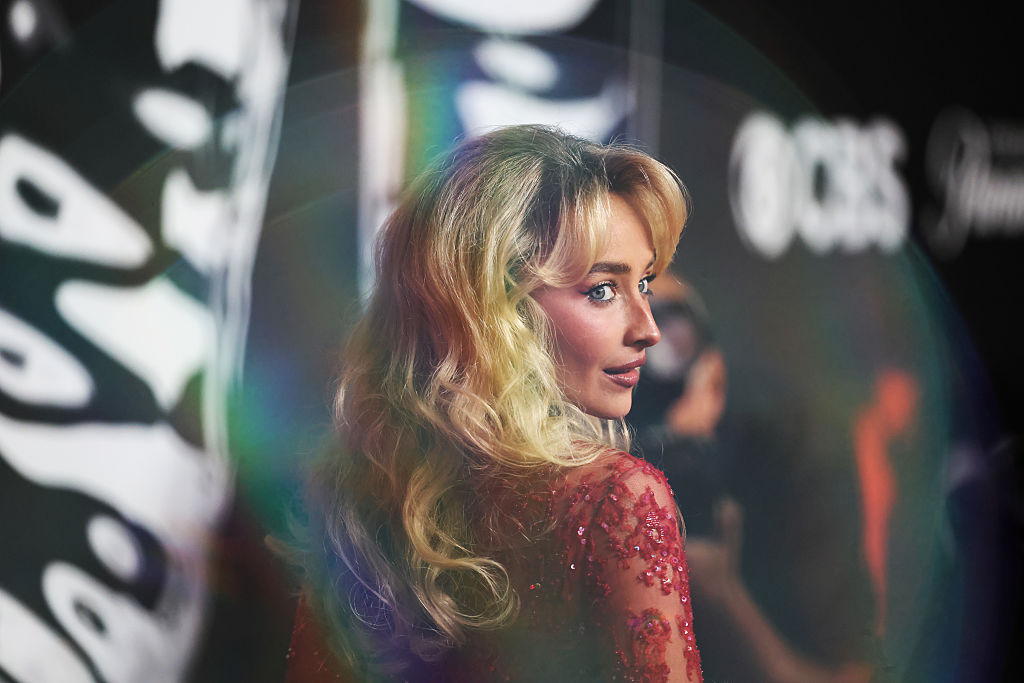 Sabrina Carpenter attends the 2025 MTV Video Music Awards at UBS Arena in Elmont, N.Y. on Sept. 7, 2025.