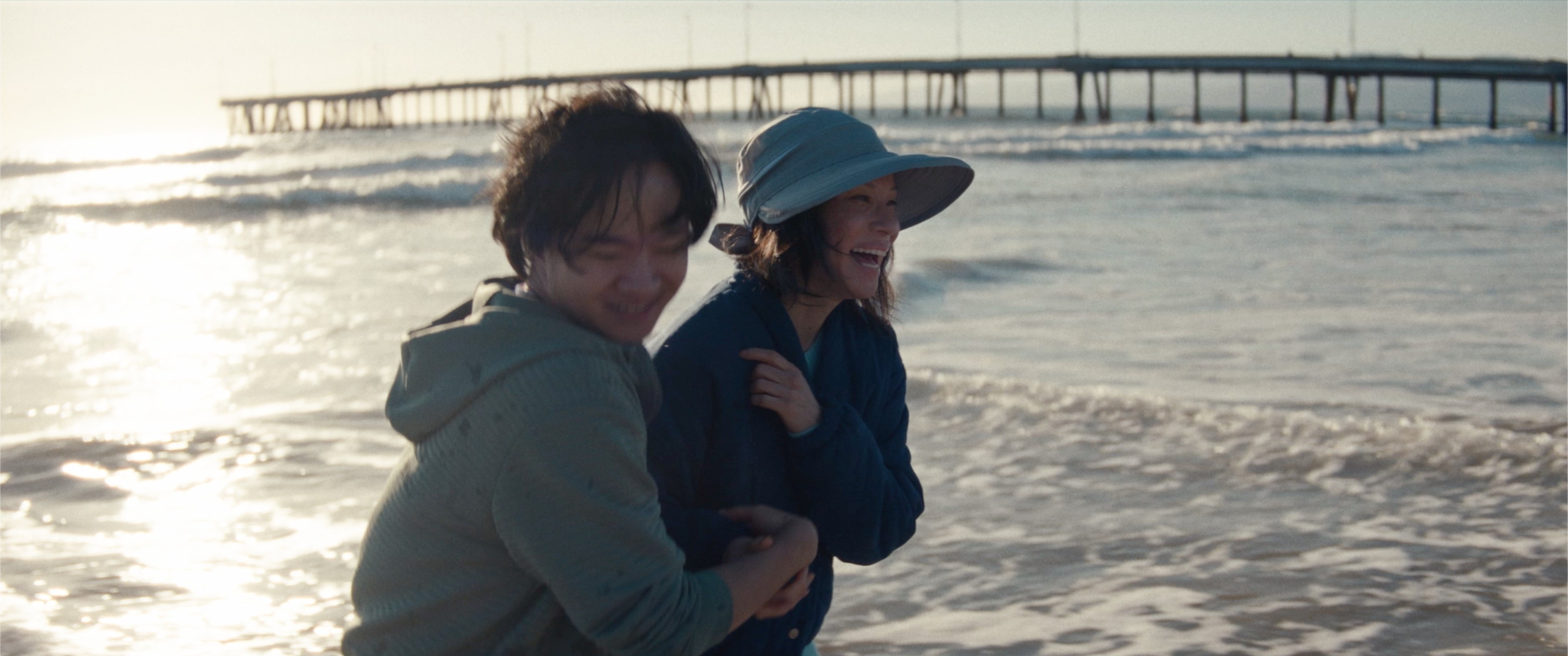 Lucy Liu und Lawrence Shou in Rosemead.