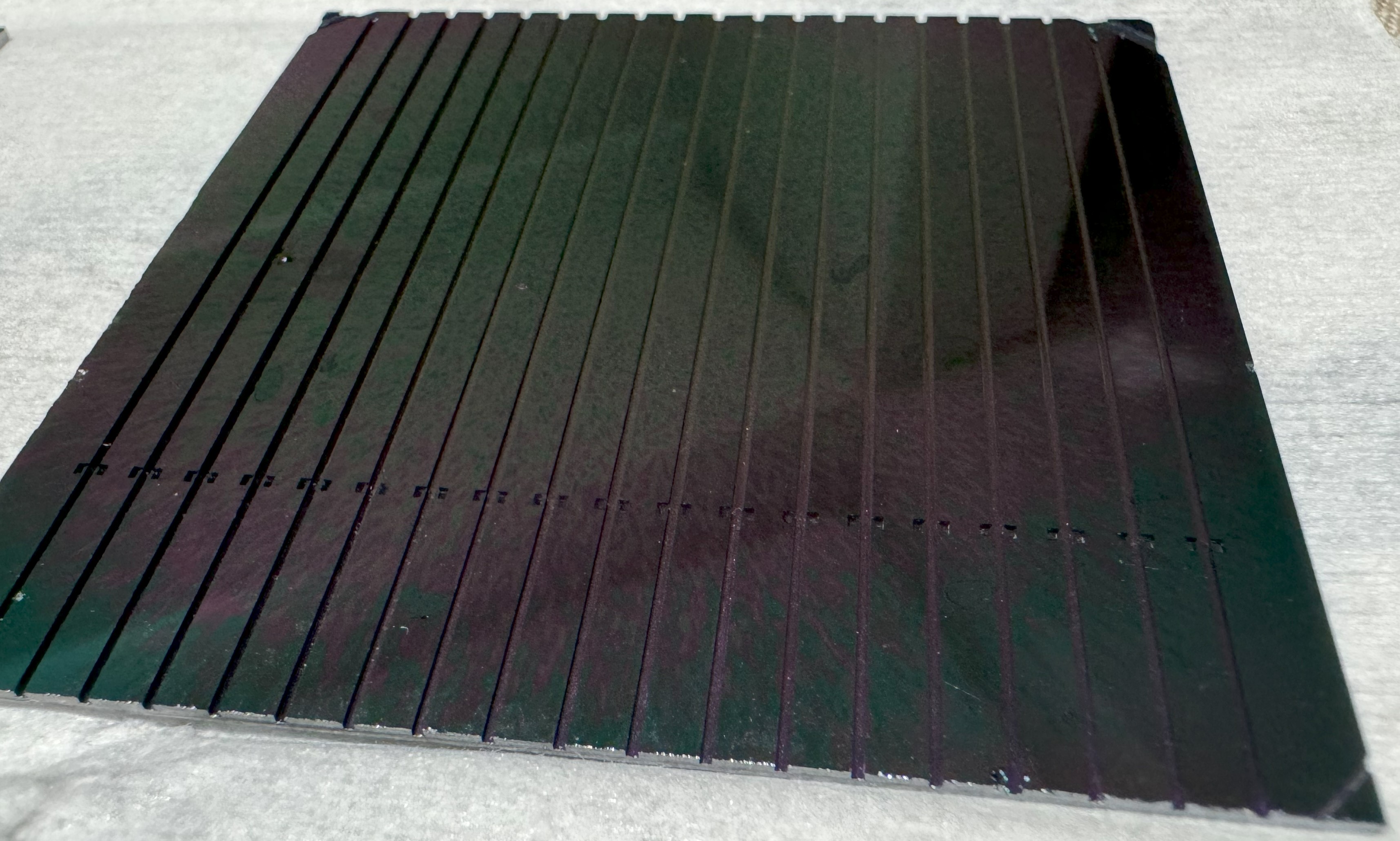 Patterened Wafer Process Milestone