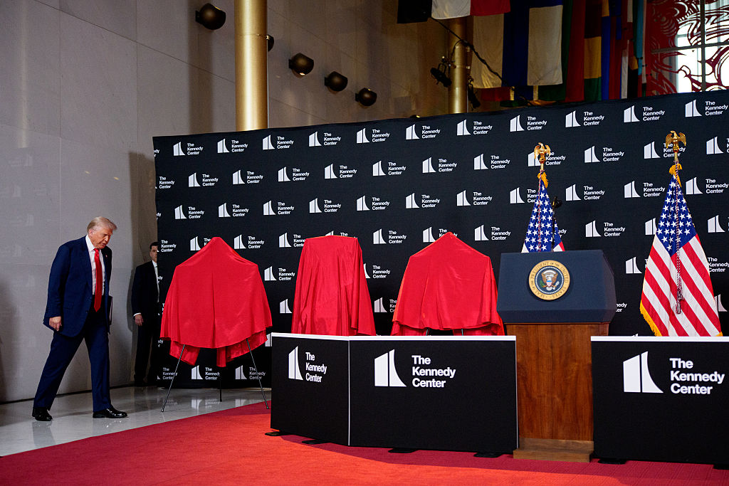 President Trump Makes An Announcement At The Kennedy Center