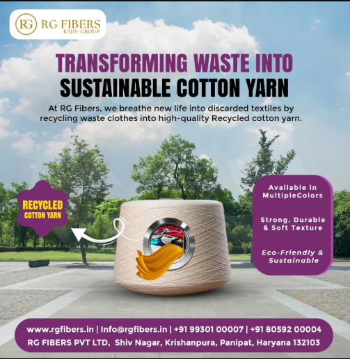 Waste Into Sustainable Cotton Yarn