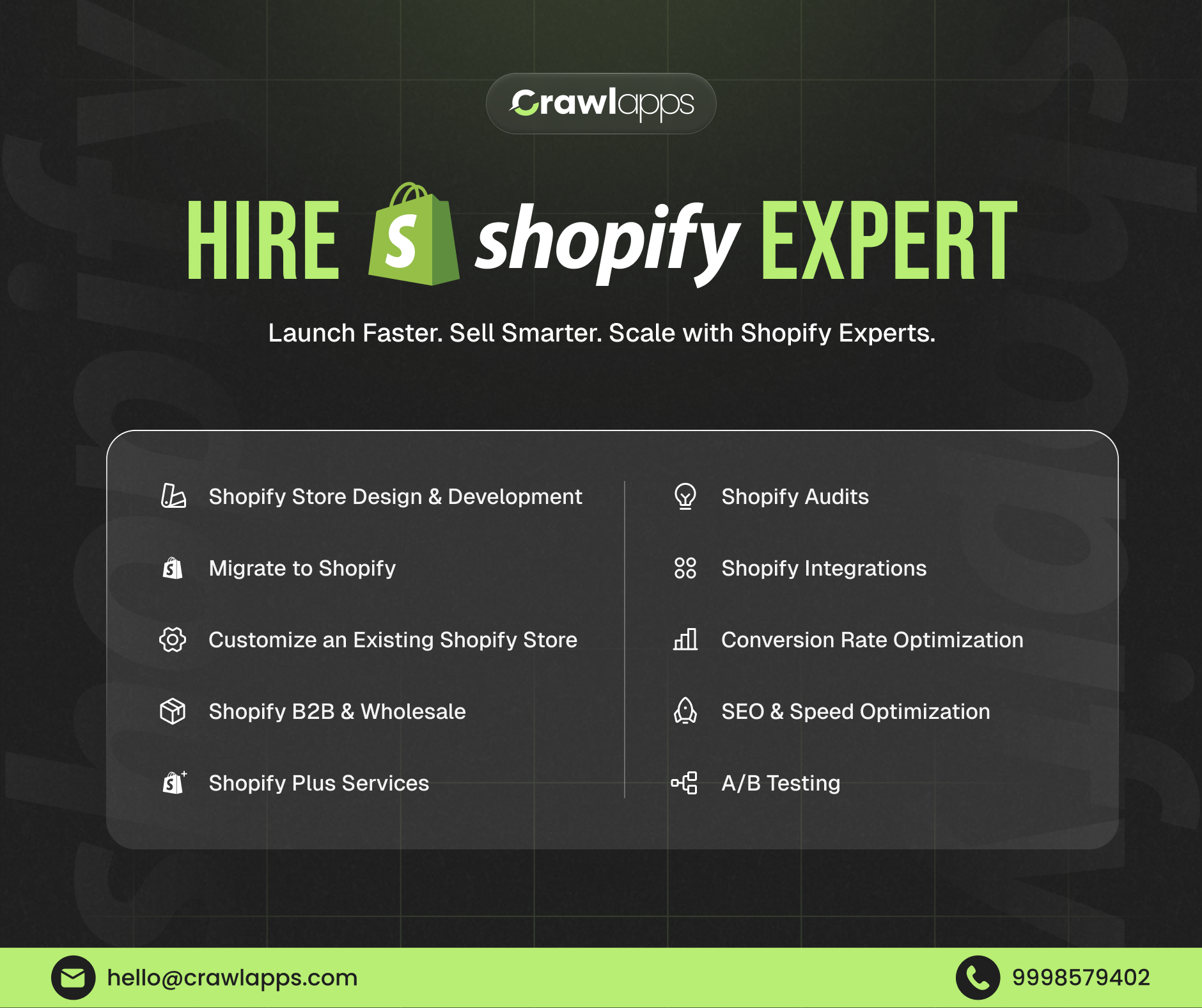 Hire Shopify expert