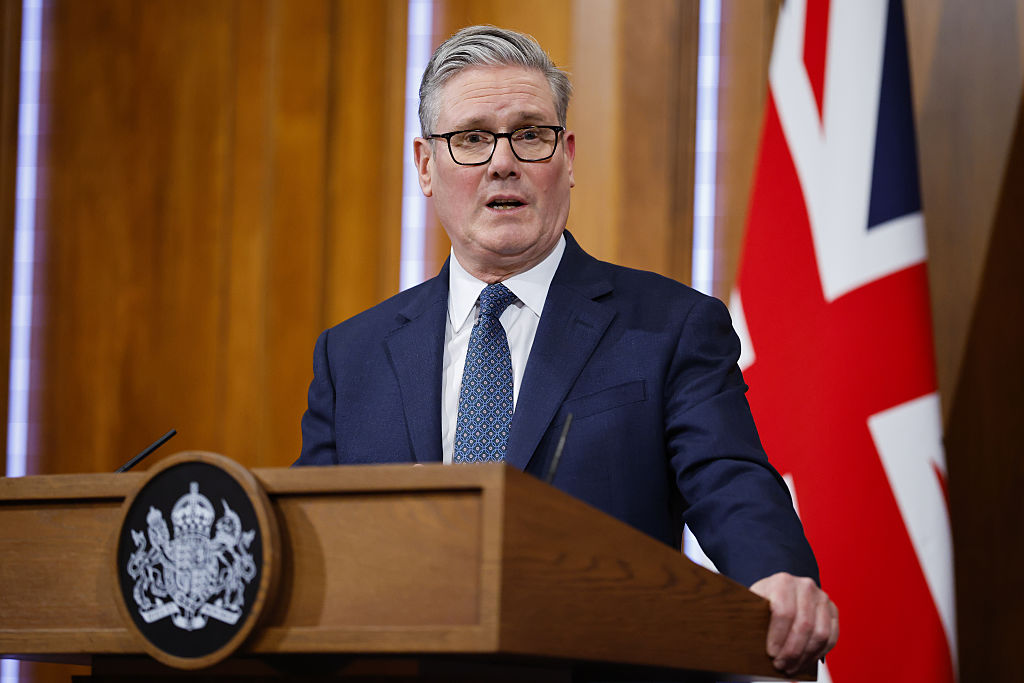 英國首相基爾&middot;斯塔默新聞發佈會