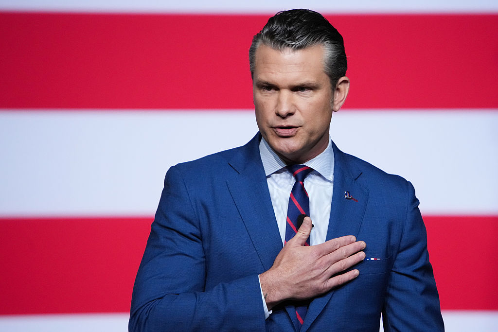 President Trump And Pete Hegseth Address U.S. Senior Military Leaders At Quantico