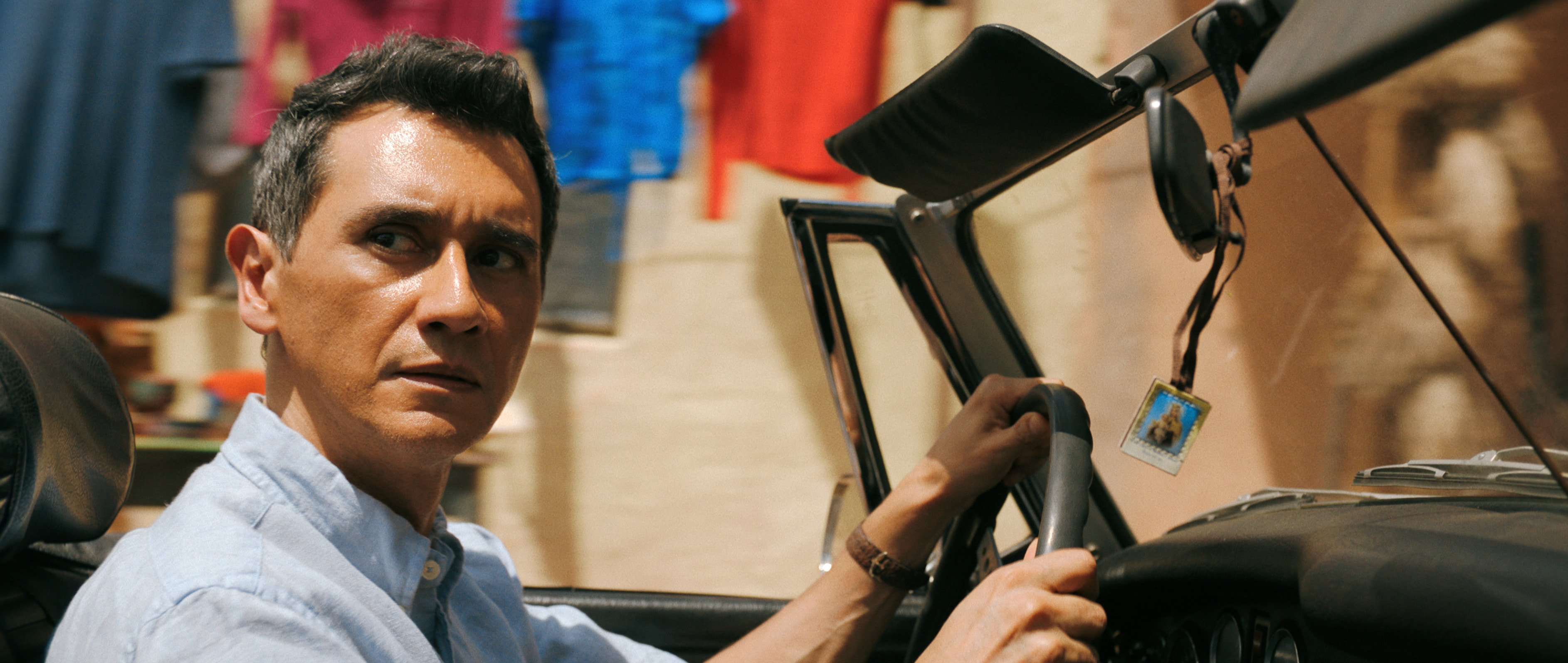 Carlos Manuel Vesga as Manousos in 'Pluribus.'