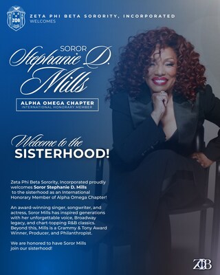 Welcome to the Sisterhood Soror Stephanie D. Mills