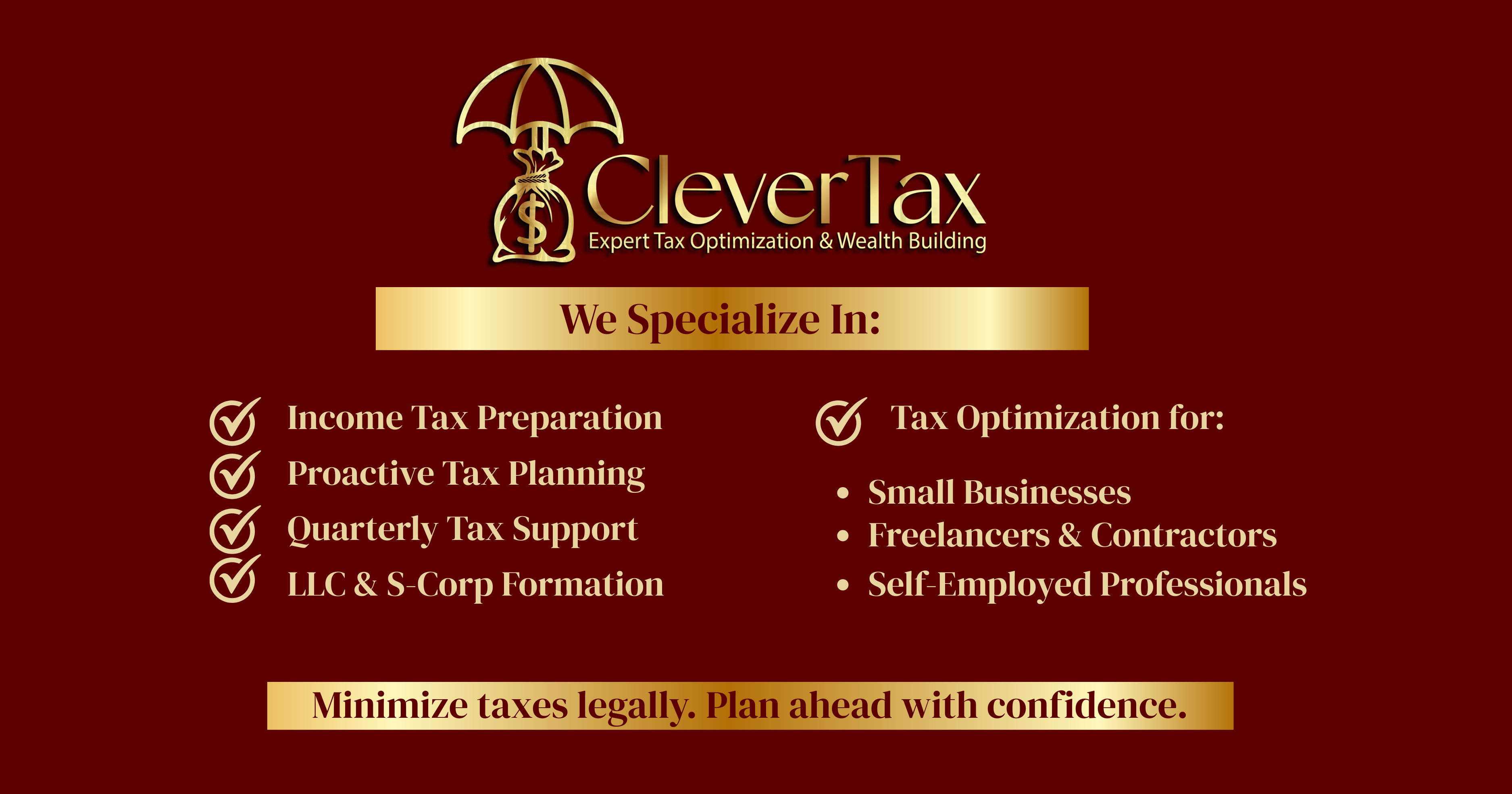 CleverTax Business Card Back CleverTax Business Card Back