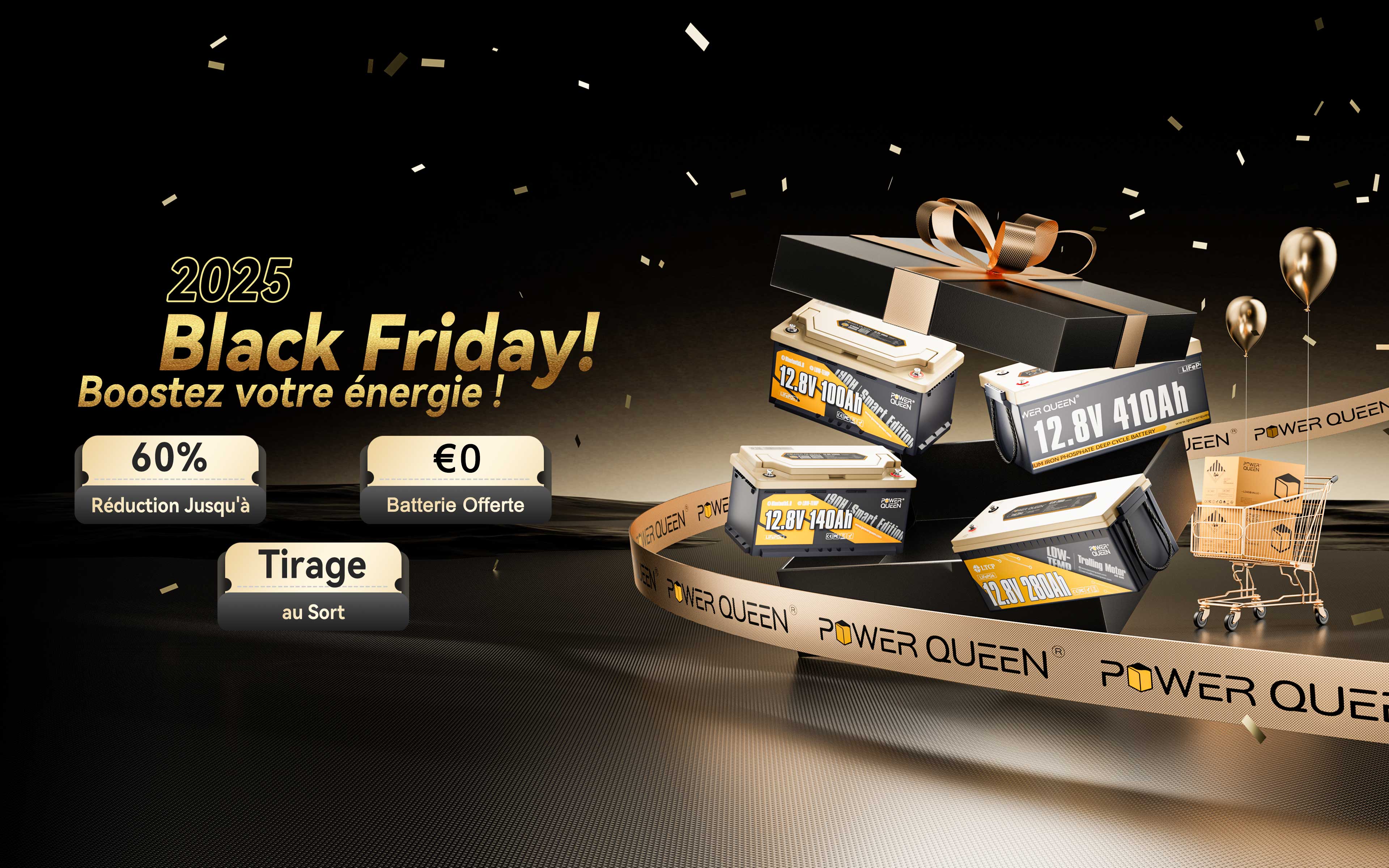 Power Queen 鋰電池 LiFePO4 12V 140Ah 露營車