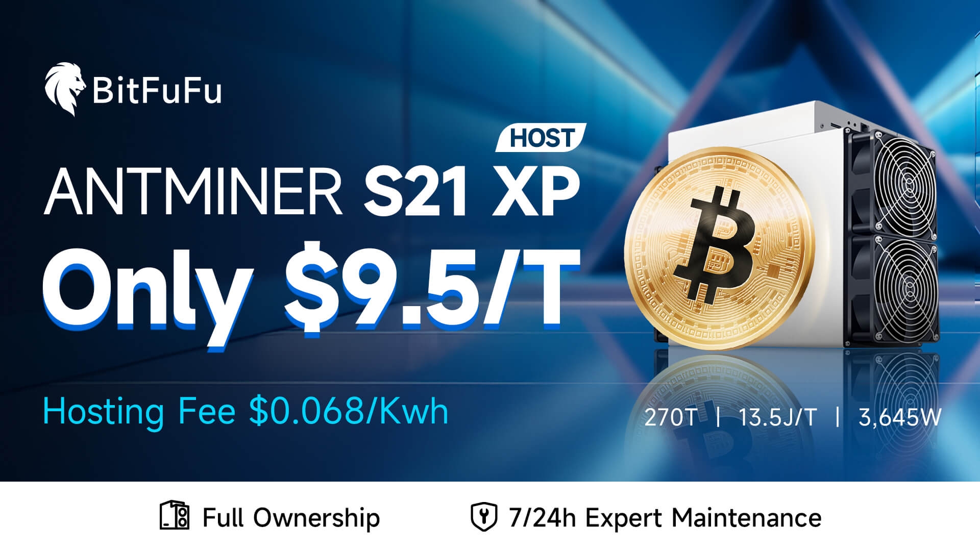 BitFuFu startet ANTMINER S21 XP Hosted Mining