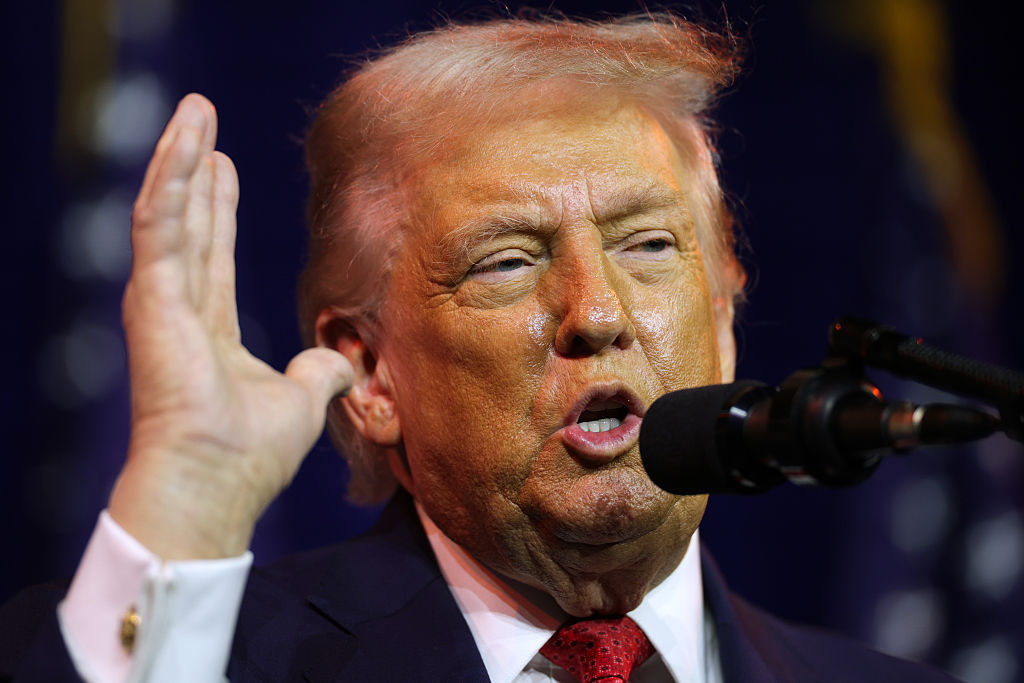 ဒေါငယ်ဒ特朗普 သမ္မတသည် အမျိုးသားလွှတ်တော်共和党 အဖွဲ့ဝင်များ၏ ရပ်ချိန်းခွင့်အစည်းအဝေးတွင် ဟောပြောနေသည်