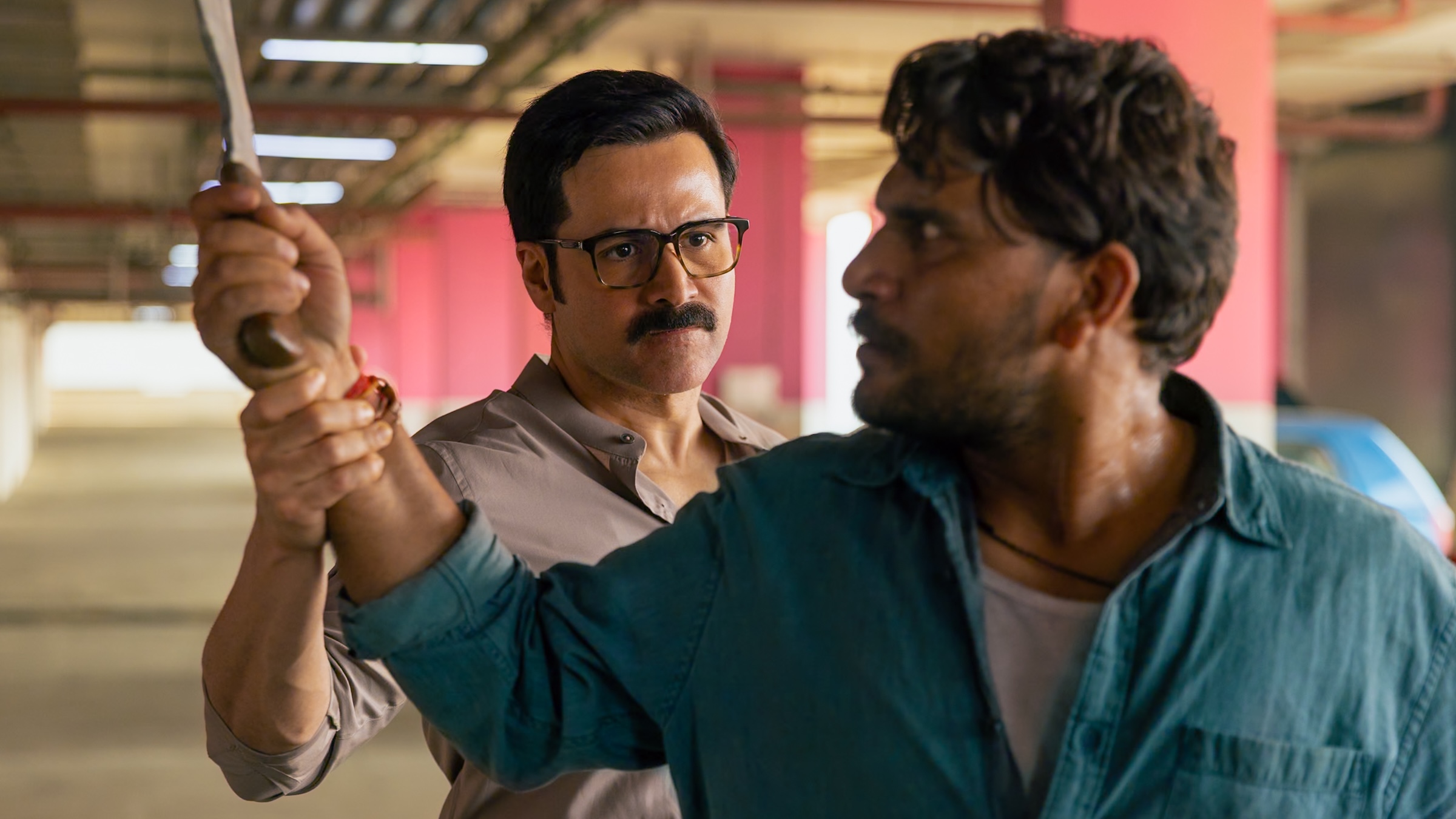 Taskaree. Emraan Hashmi as Arjun Meena in Taskaree. Cr. Courtesy of Netflix &copy; 2025