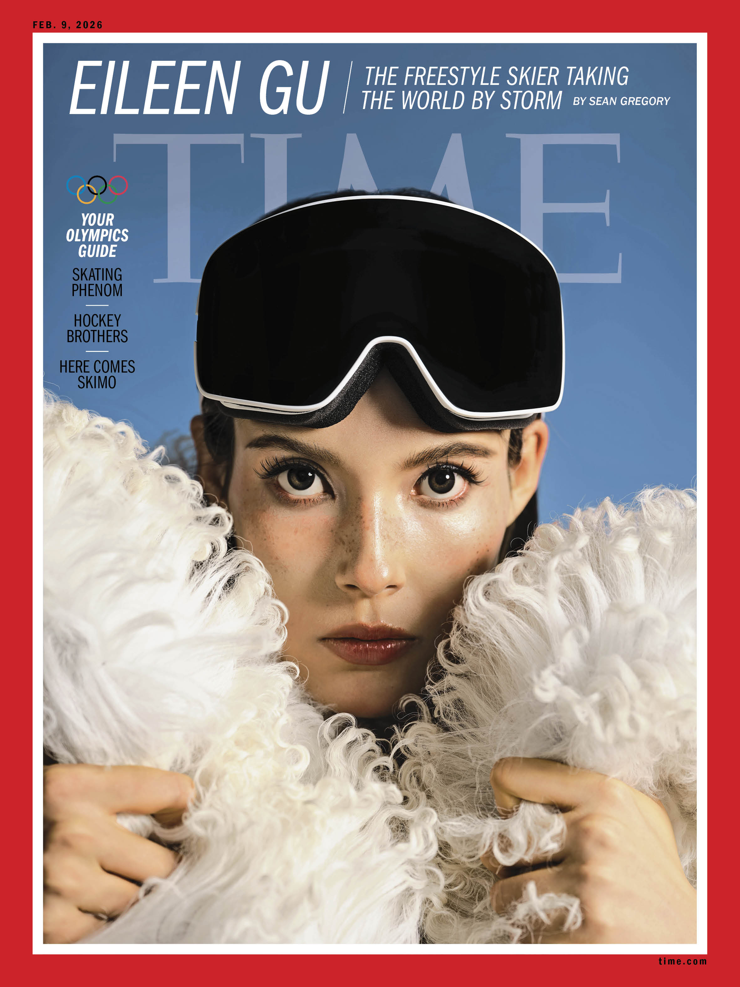 Eileen Gu Olympics Time Magazine cover