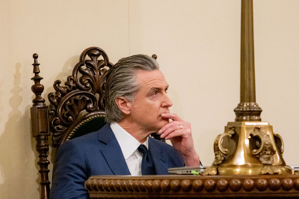 加州州長加文·紐森發表州情咨文